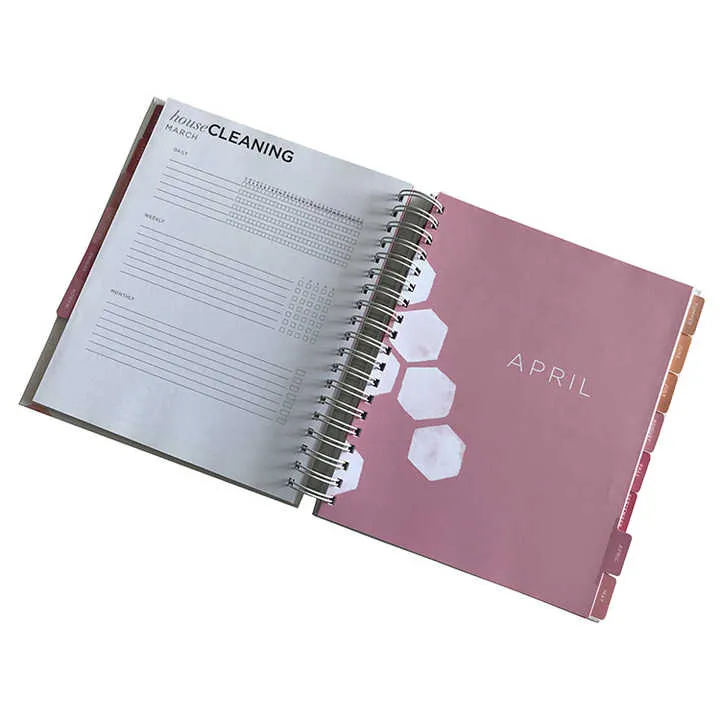 مخطط مخصص 2024 مخطط ميزانية حلزوني مطبوع مخطط للصلاة الأسبوعي Custom Planner 2024 Printed Spiral Budget Planner Weekly Prayer Planner