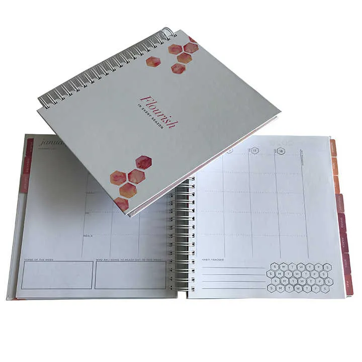 مخطط مخصص 2024 مخطط ميزانية حلزوني مطبوع مخطط للصلاة الأسبوعي Custom Planner 2024 Printed Spiral Budget Planner Weekly Prayer Planner