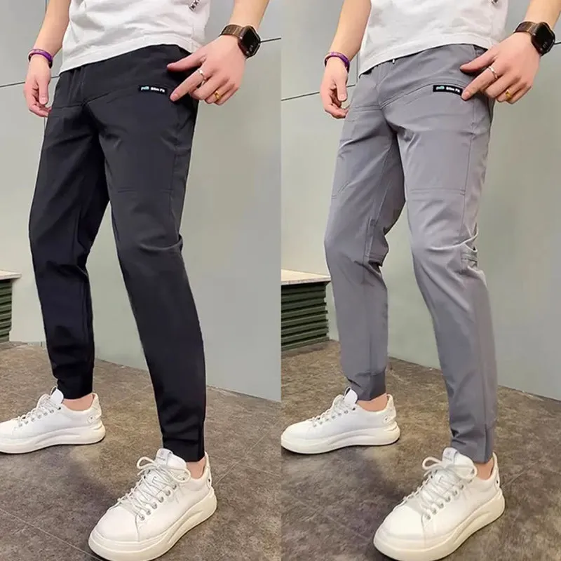 2025 HOT SALEMen's High Stretch Multi-pocket Skinny Cargo Pants