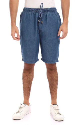 95256 Comfy Standard Fit Summer Short - Blue Jeans