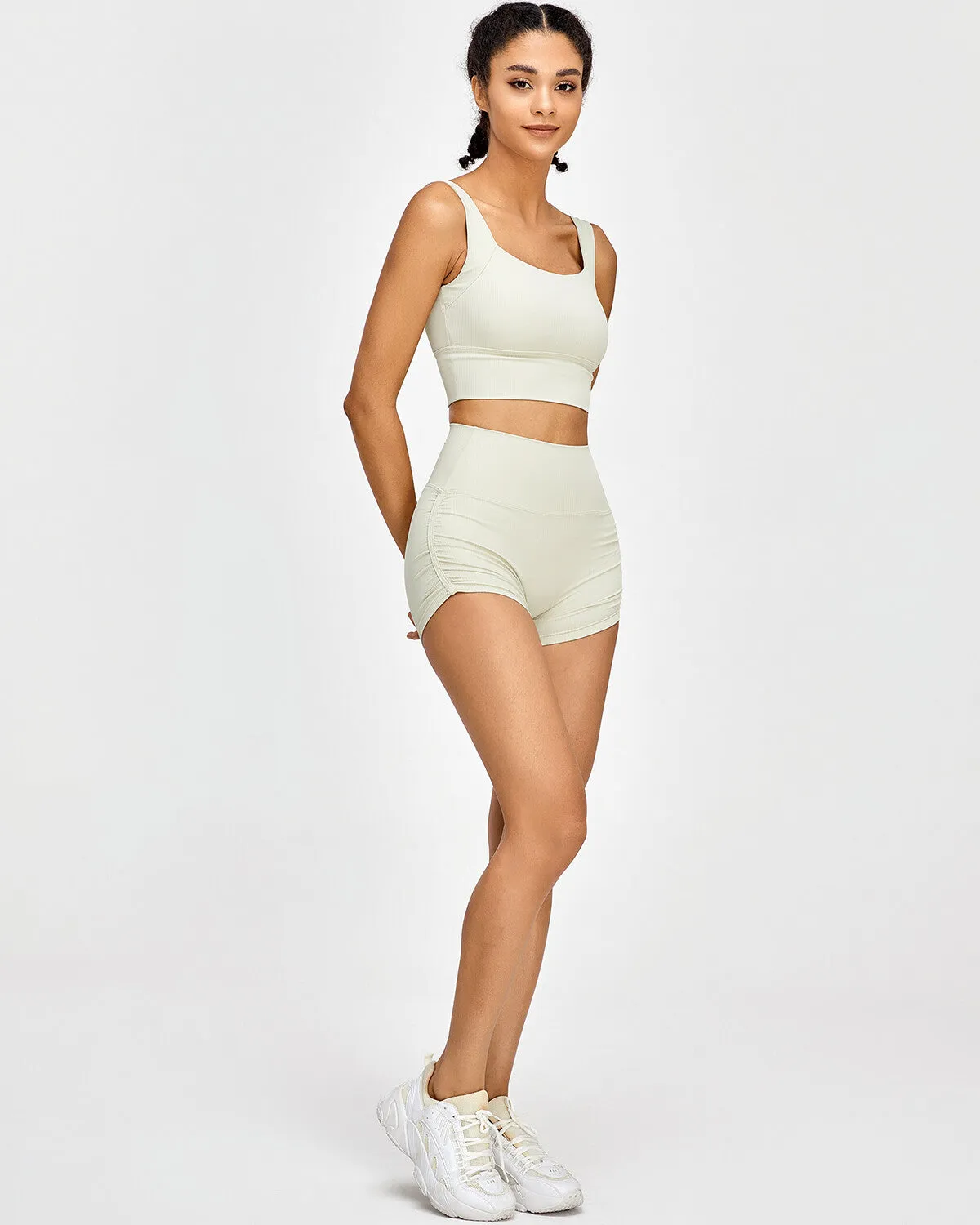 Alena Seamless Shorts - Beige