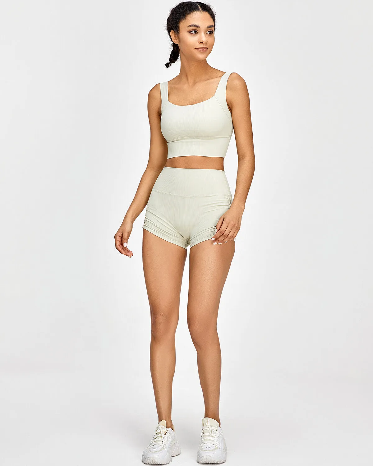 Alena Seamless Shorts - Beige