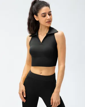 Athena Crop Top - Black
