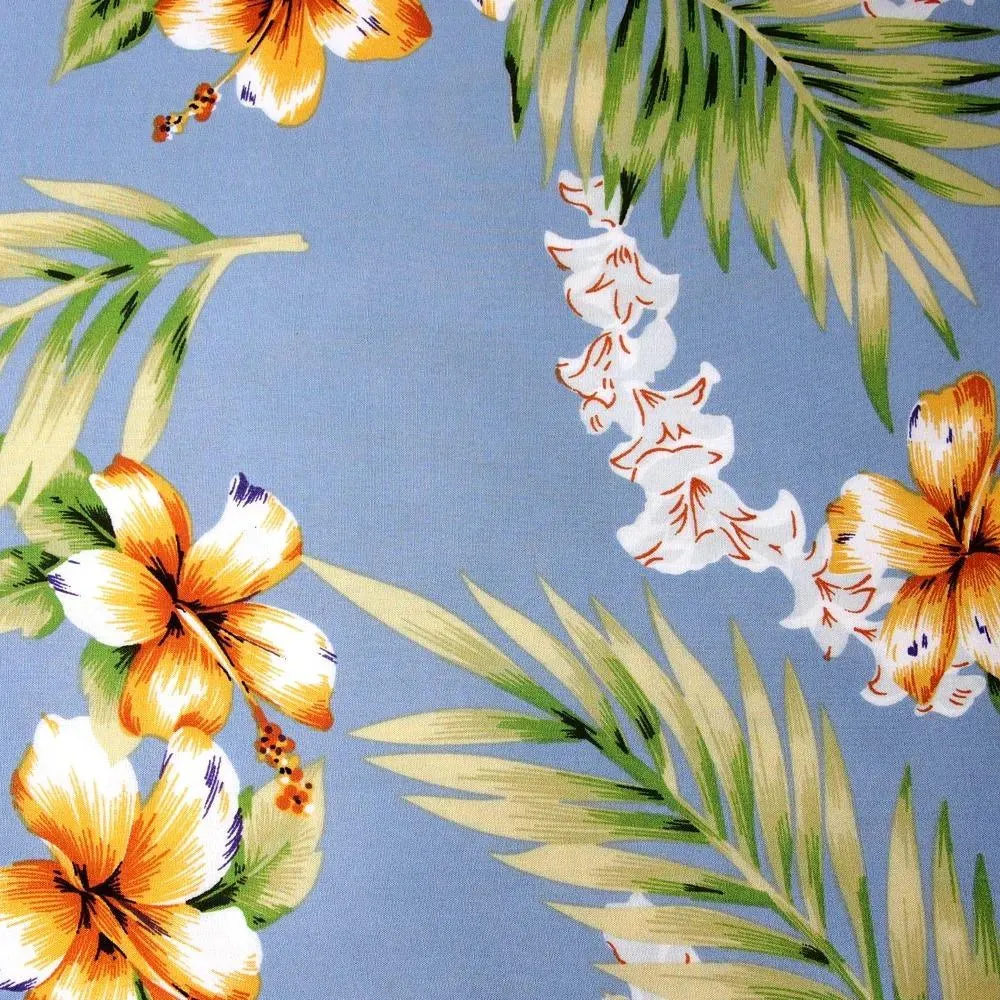 Atoll Blue Fiesta Hawaiian Dress