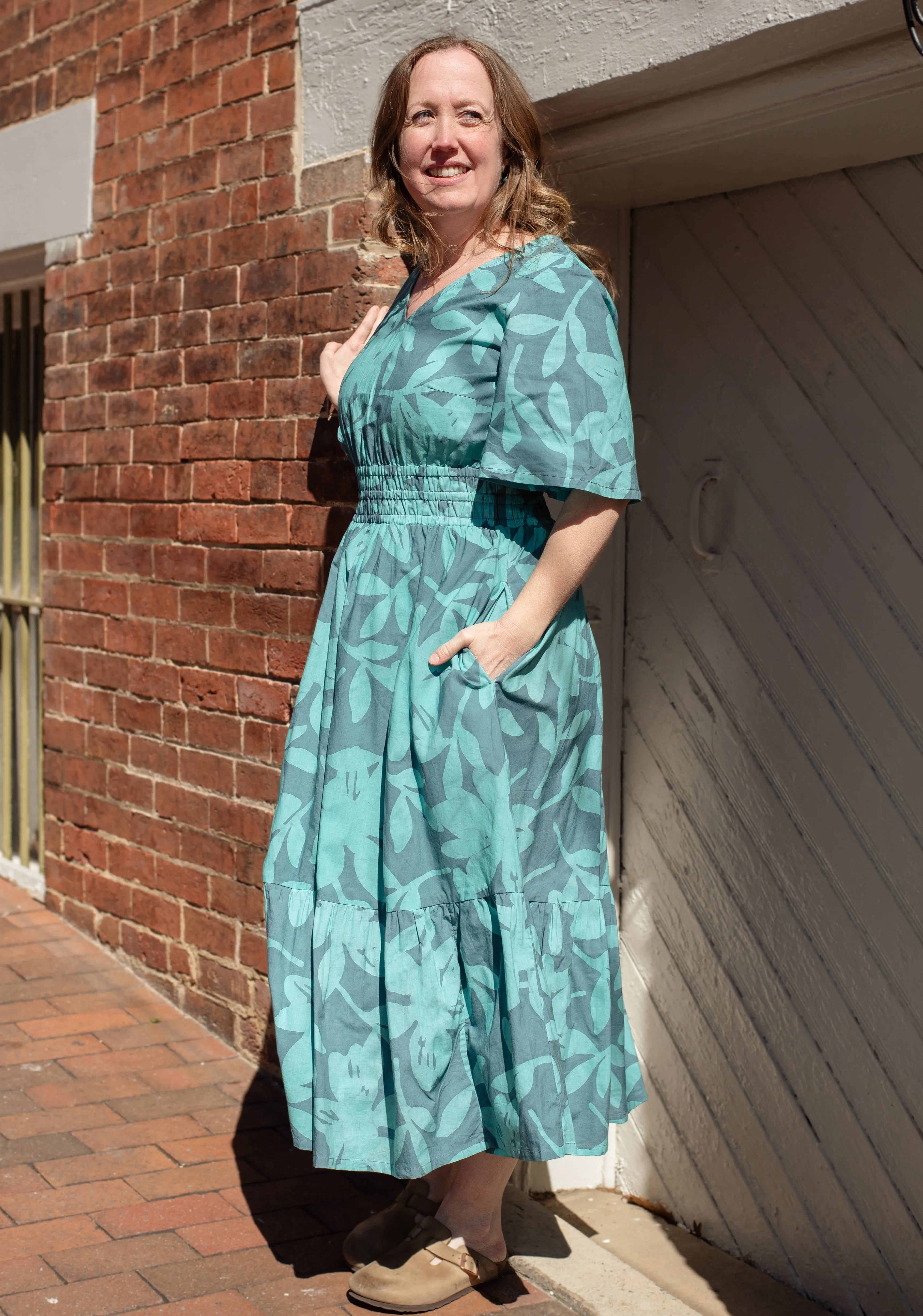 Bay Dress - Sea Glass Blossoms