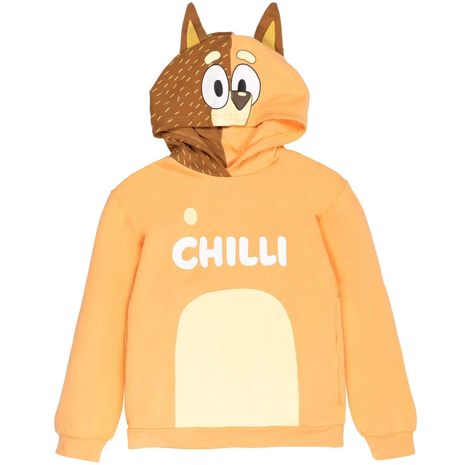 Bluey Chilli Mom Fleece Matching Family Pullover Hoodie