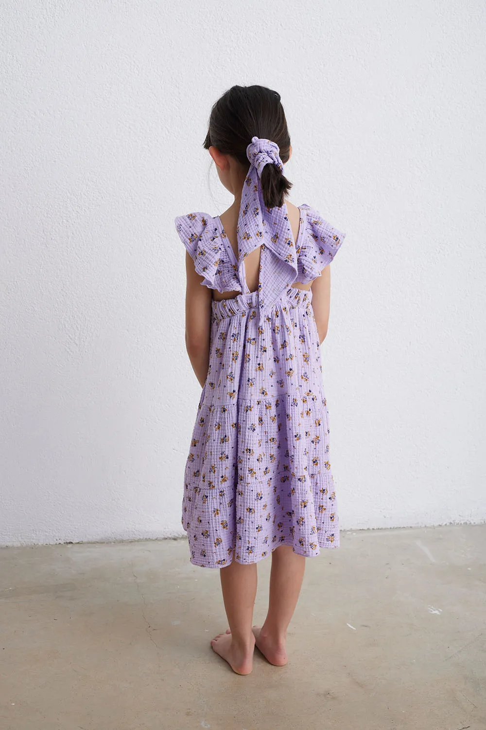 Bouquet gauze dress