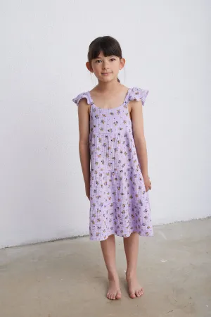 Bouquet gauze dress