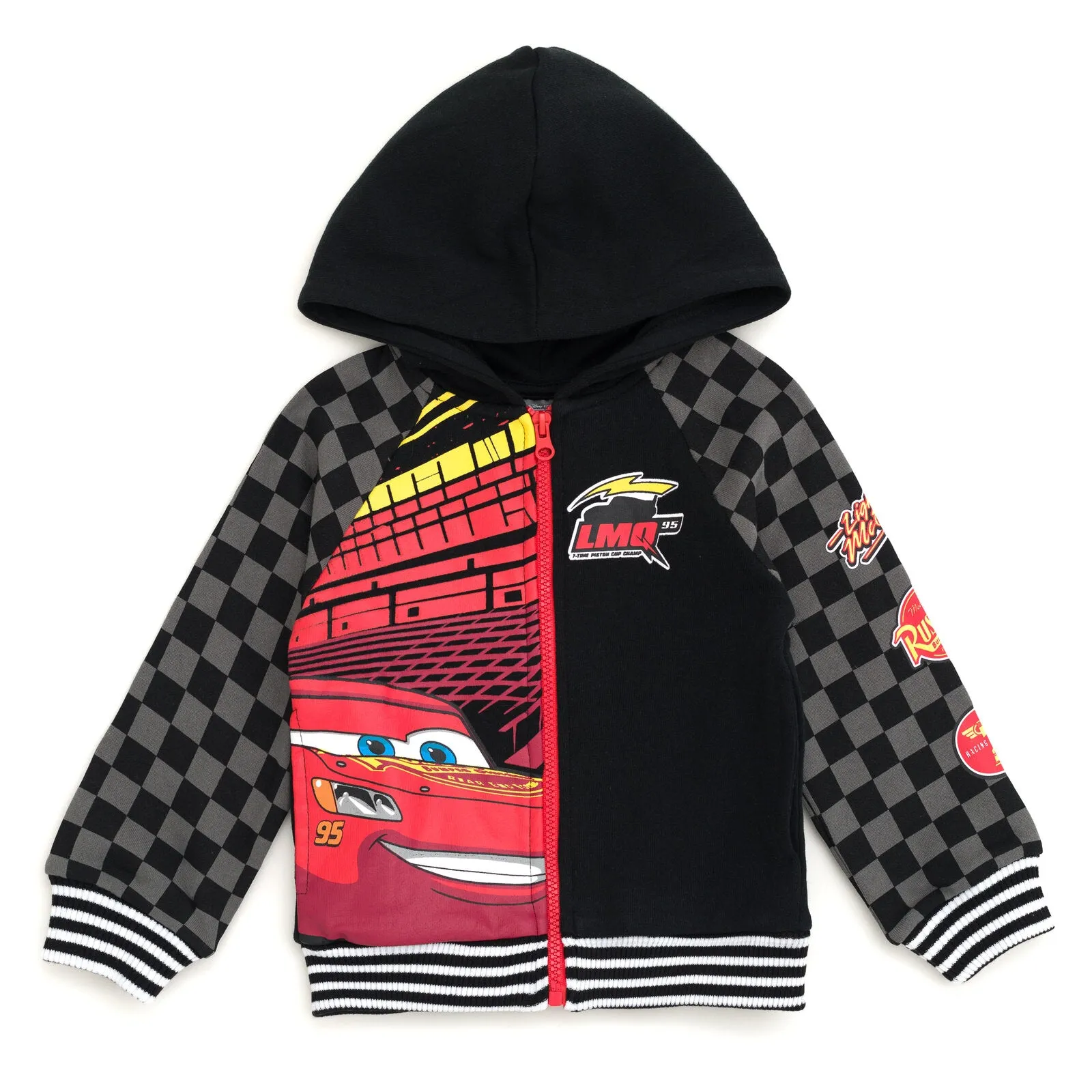 Cars Lightning McQueen Fleece Zip Up Hoodie