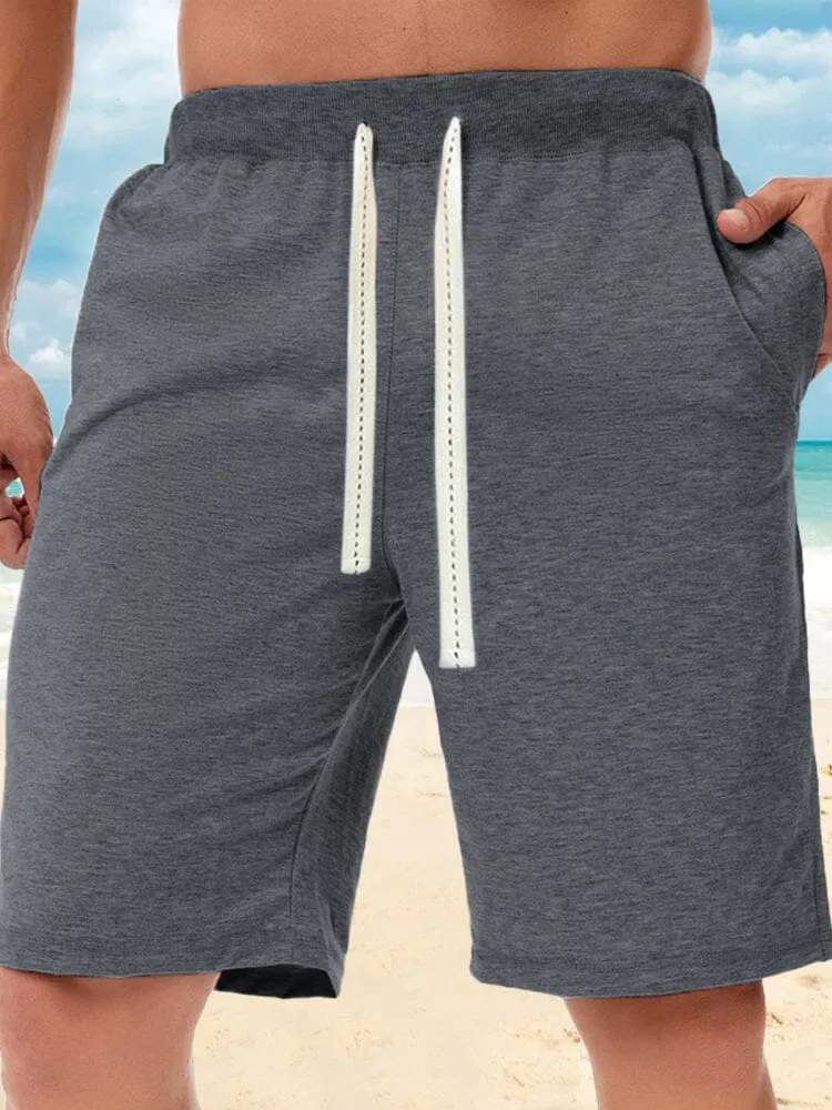 Casual Drawstring Beach Sports Shorts