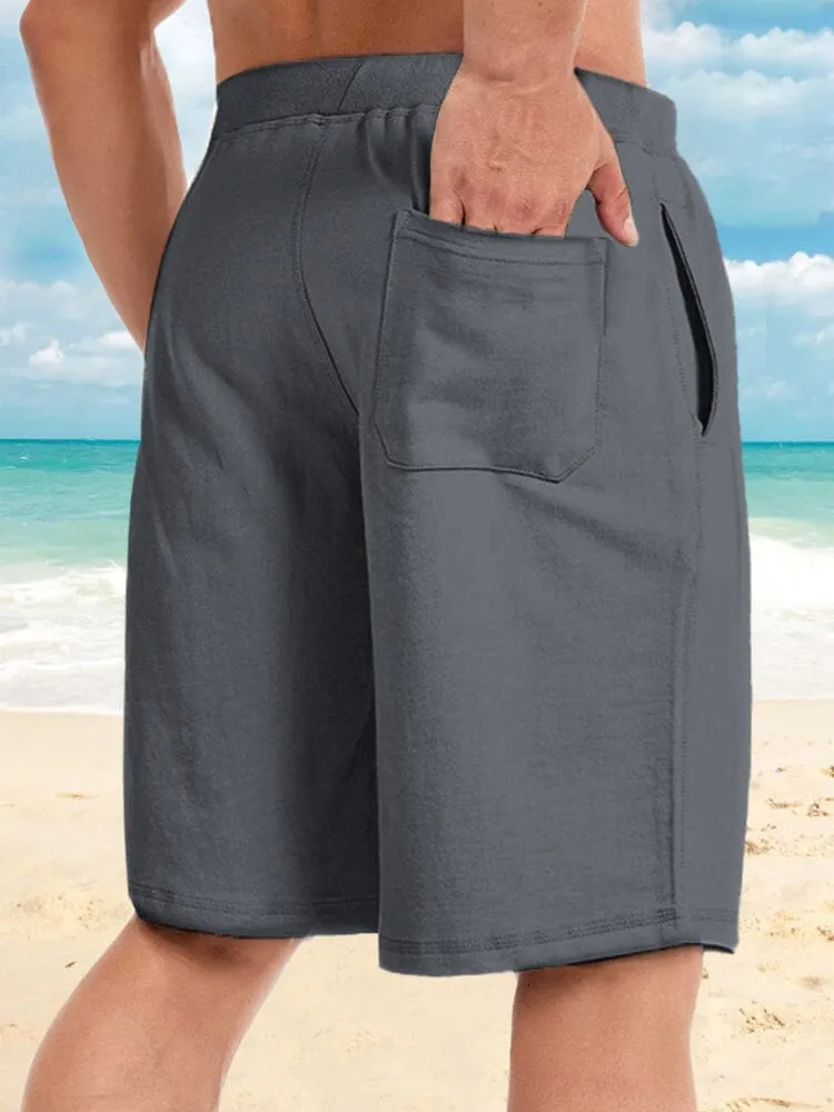 Casual Drawstring Beach Sports Shorts