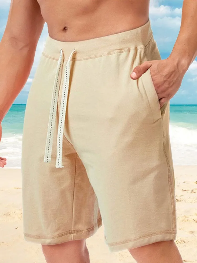 Casual Drawstring Beach Sports Shorts