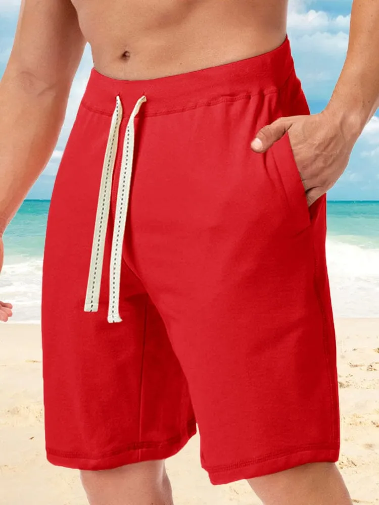Casual Drawstring Beach Sports Shorts