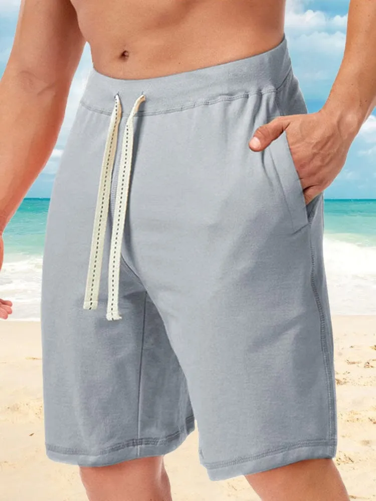 Casual Drawstring Beach Sports Shorts