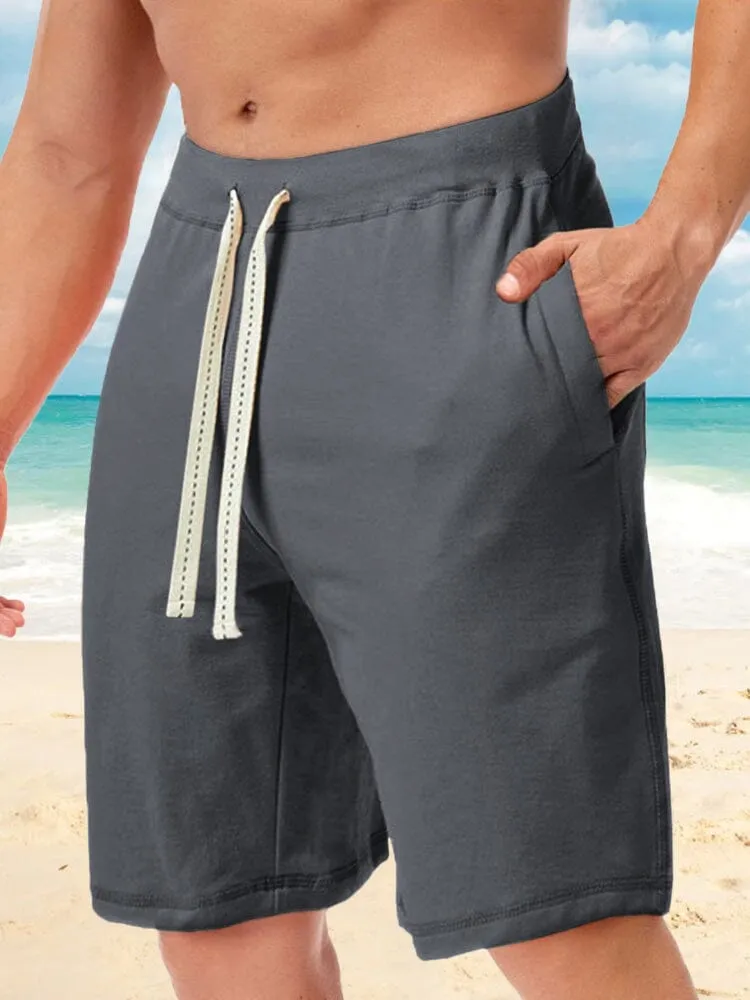 Casual Drawstring Beach Sports Shorts