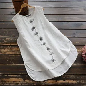 Daisy Floral Tank Top