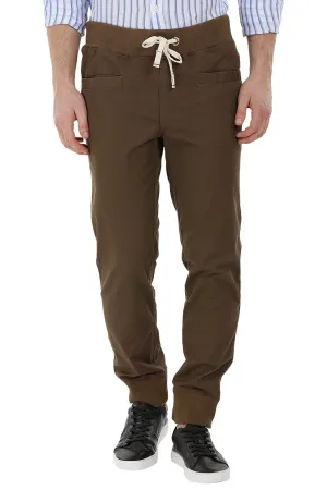 Drawcords Olive Cuff Joggers