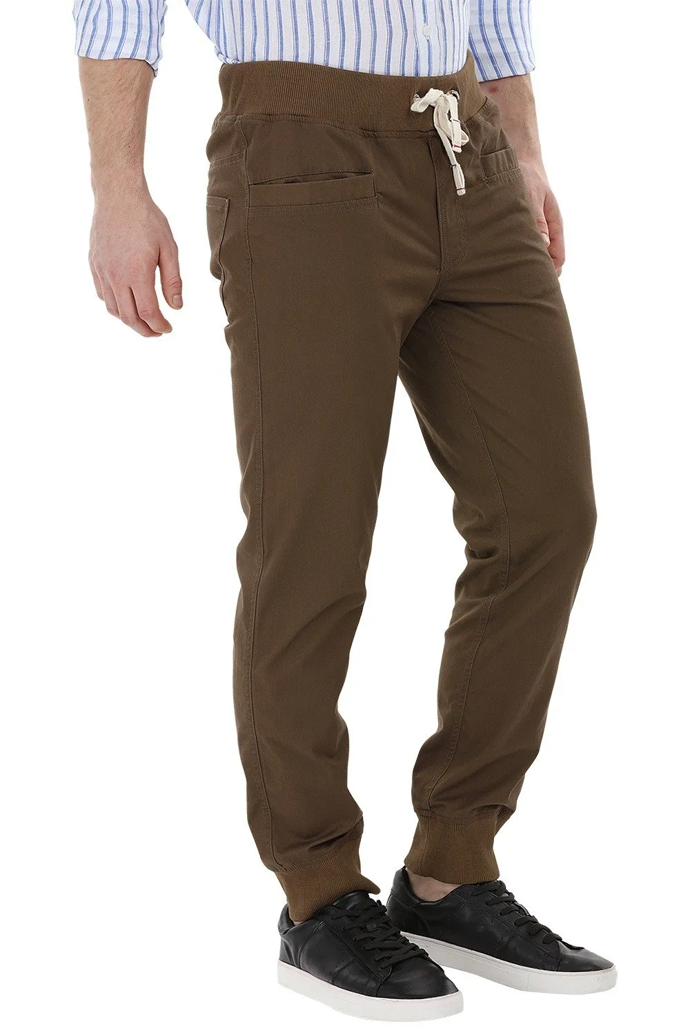 Drawcords Olive Cuff Joggers