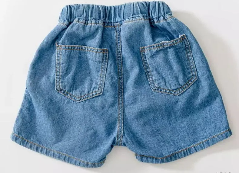 Drawstring Denim Shorts - 2 Washes