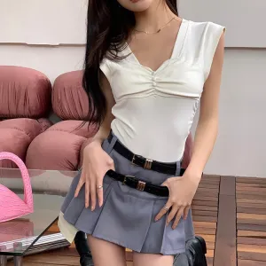 Evelyn Cream Top