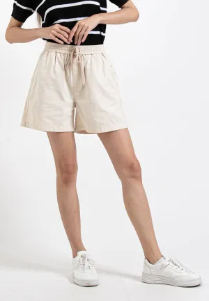 Forest Ladies Casual Cotton Short Pants Women Plain Drawstring Shorts  | Seluar Pendek Perempuan - 865108