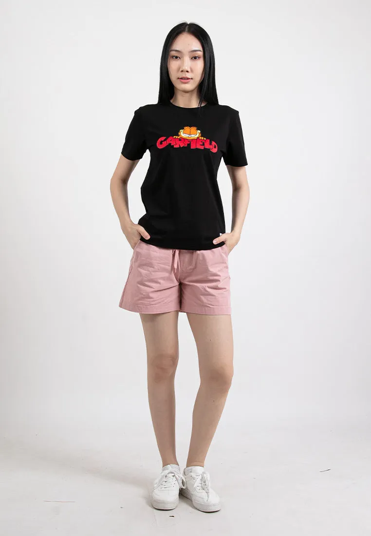 Forest Ladies Casual Cotton Short Pants Women Plain Drawstring Shorts  | Seluar Pendek Perempuan - 865108