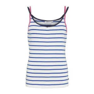 Lorna Tank Top - Pearl / Olympian Blue