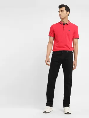 Men's 513 Black Slim Straight Fit Mid Rise Jeans