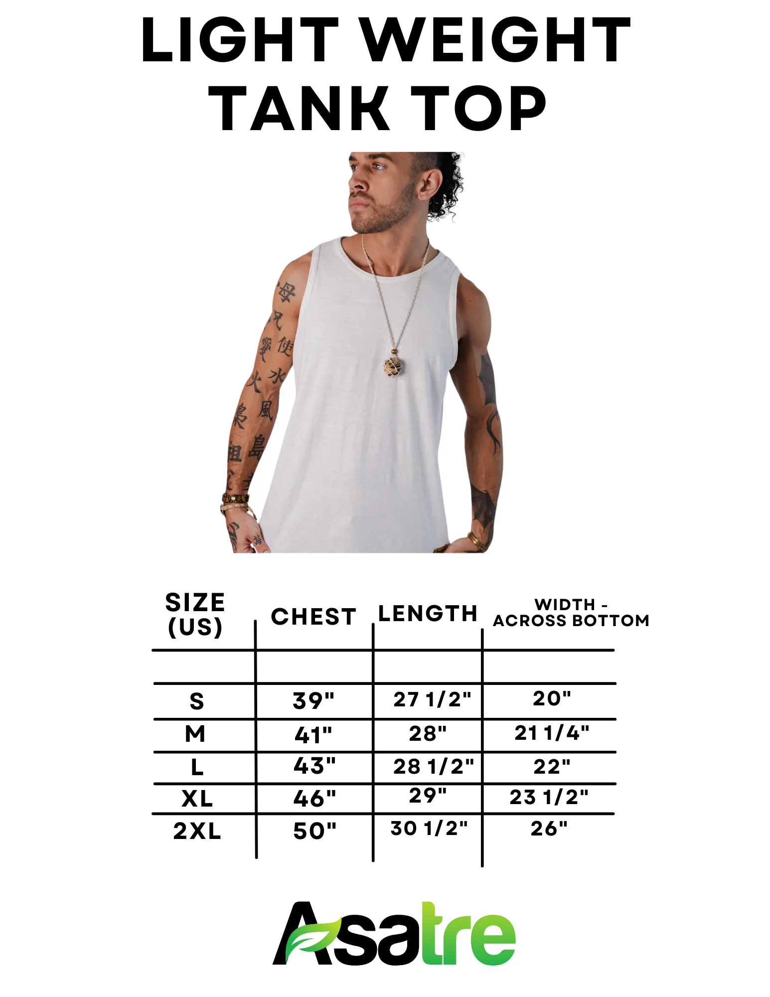Men's Hemp Shirt - Lightweight Tank Top