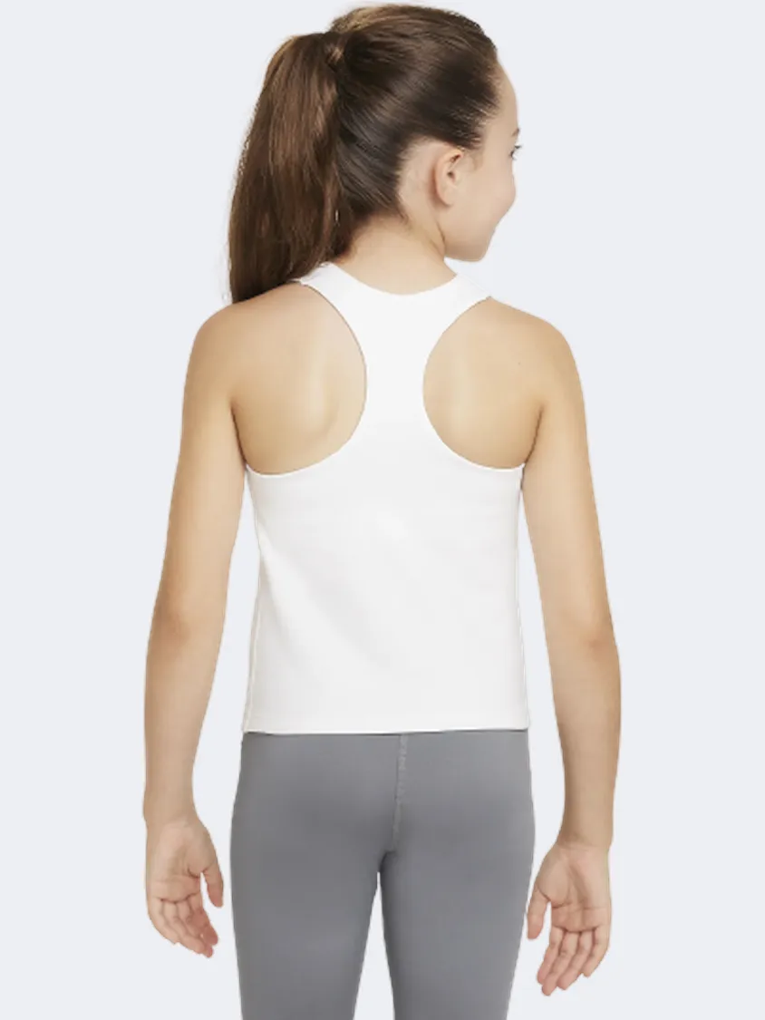 Nike Df Swoosh Girls Lifestyle Tank White/Black