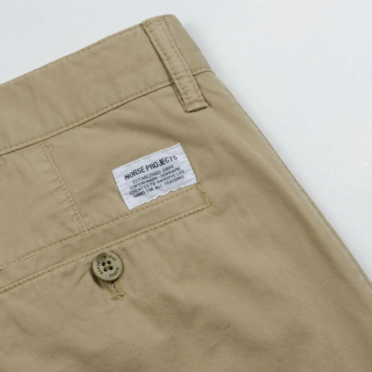Norse Projects - Aros Slim Light Twill Chinos - Khaki (Beige)