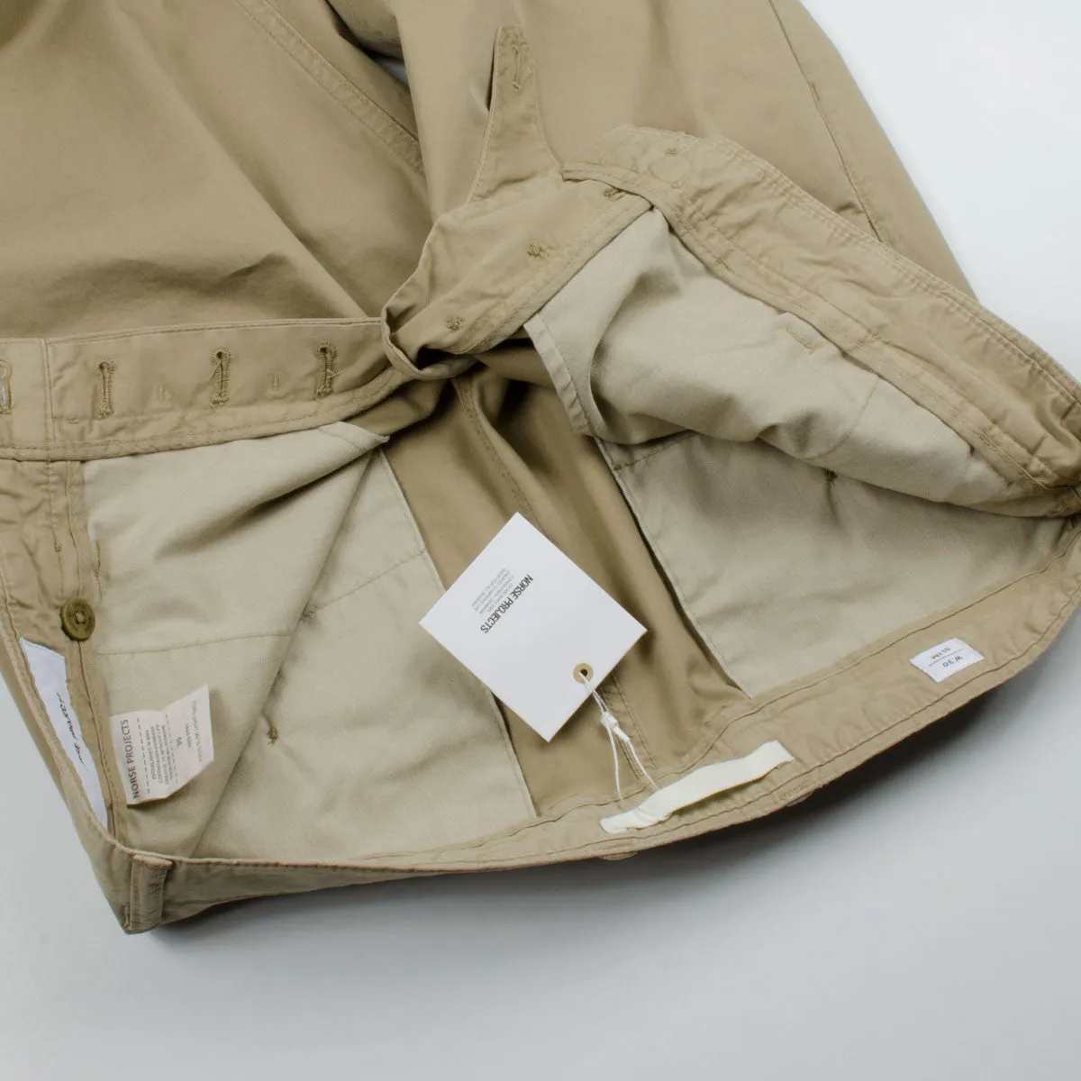 Norse Projects - Aros Slim Light Twill Chinos - Khaki (Beige)
