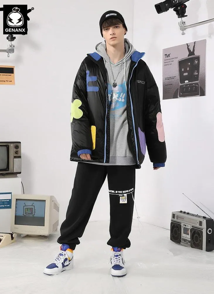 Plain Drawstring Elastic Waist Casual Pants