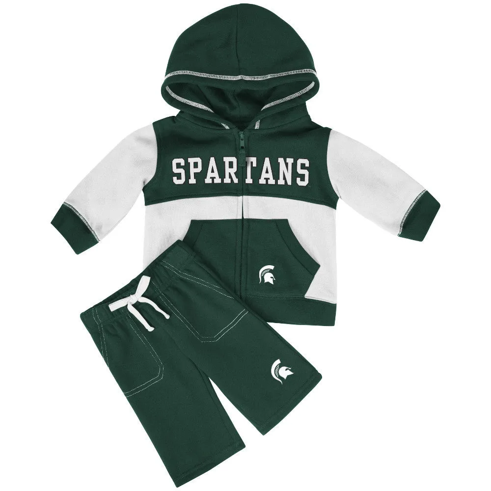 Spartans Baby Color Block Fleece Set