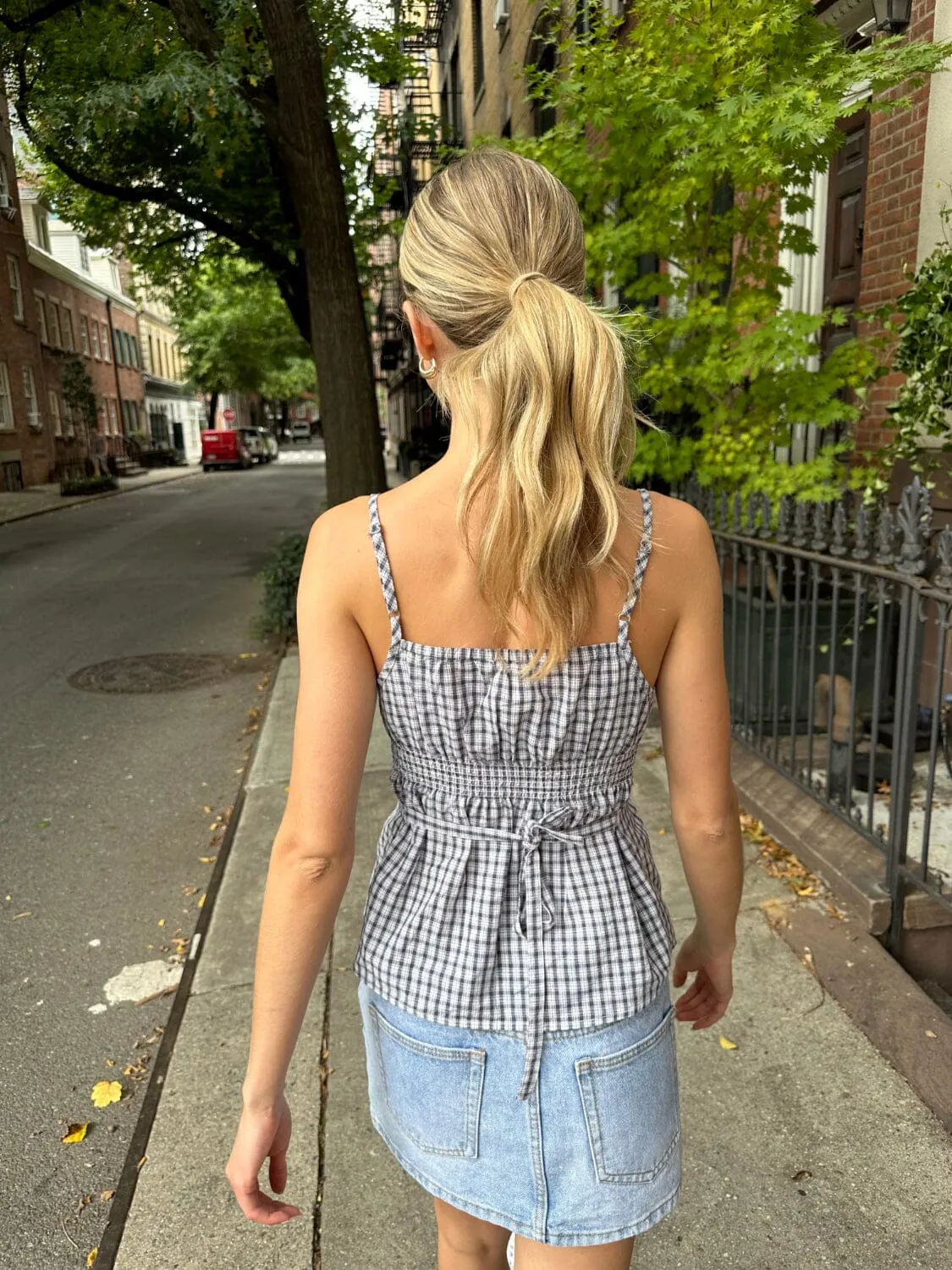 Tiffany Gingham Top