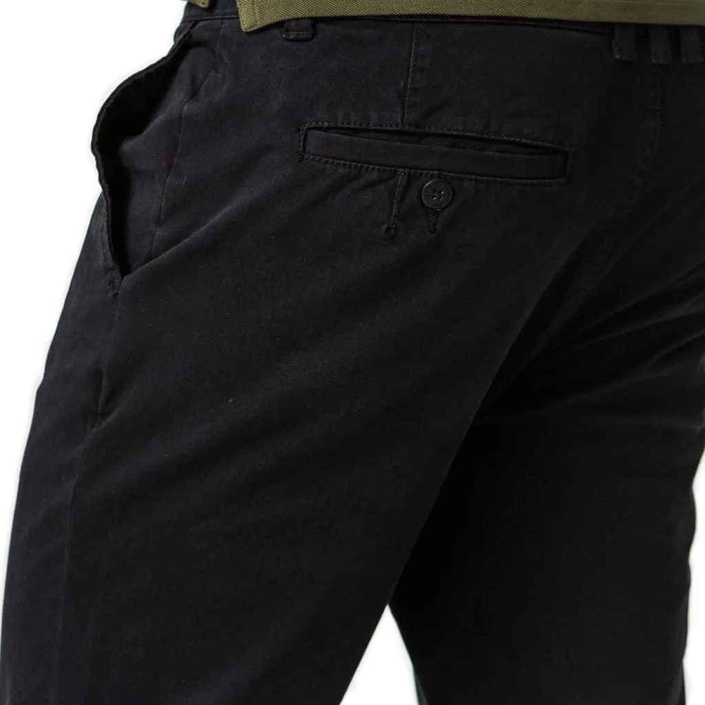 Trigger Stovepipe Chino Pants - Black