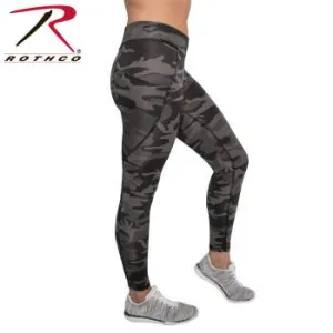 Womens Camo Workout Performance Legging Shorts