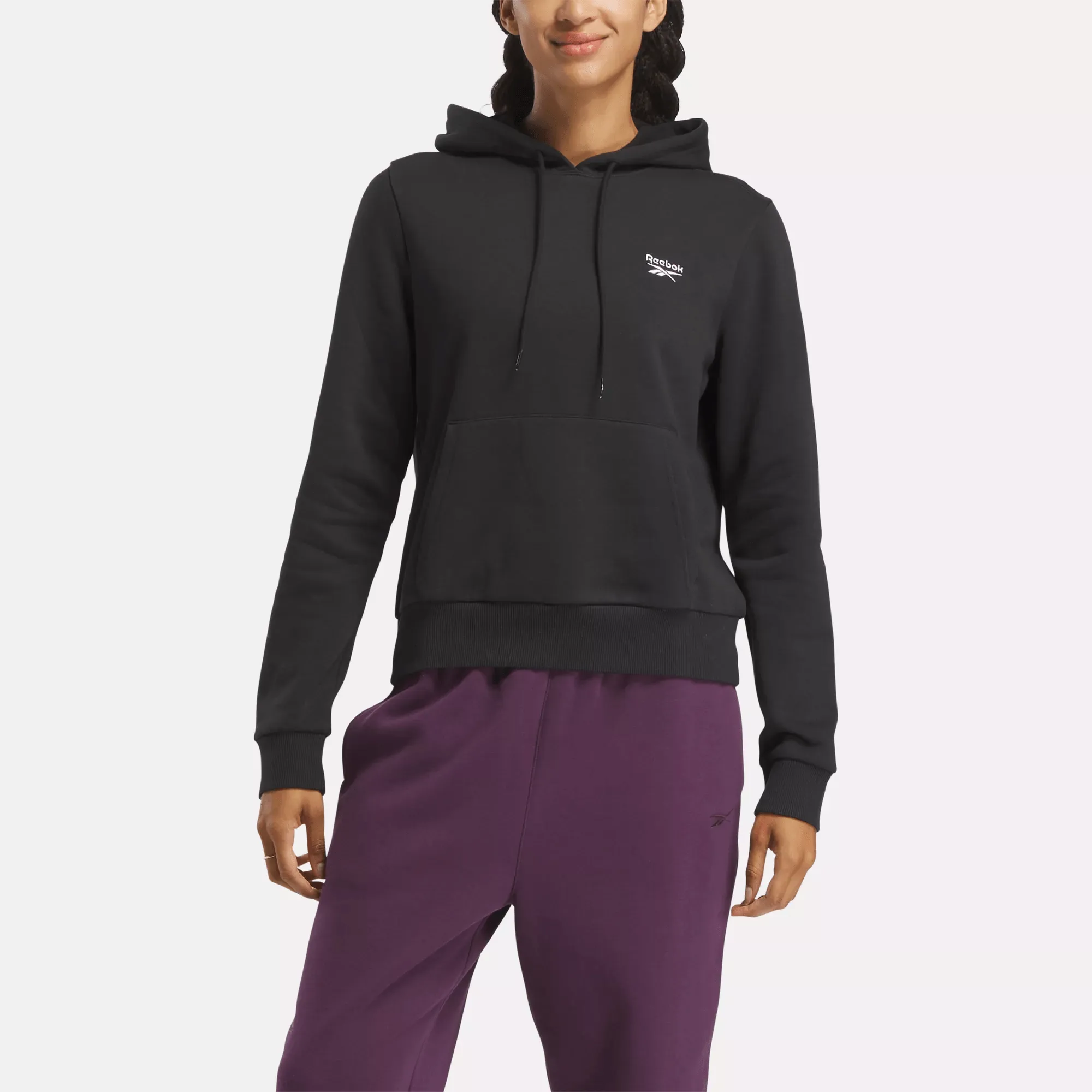 Women's Reebok Identity Small Logo Fleece Hoodie