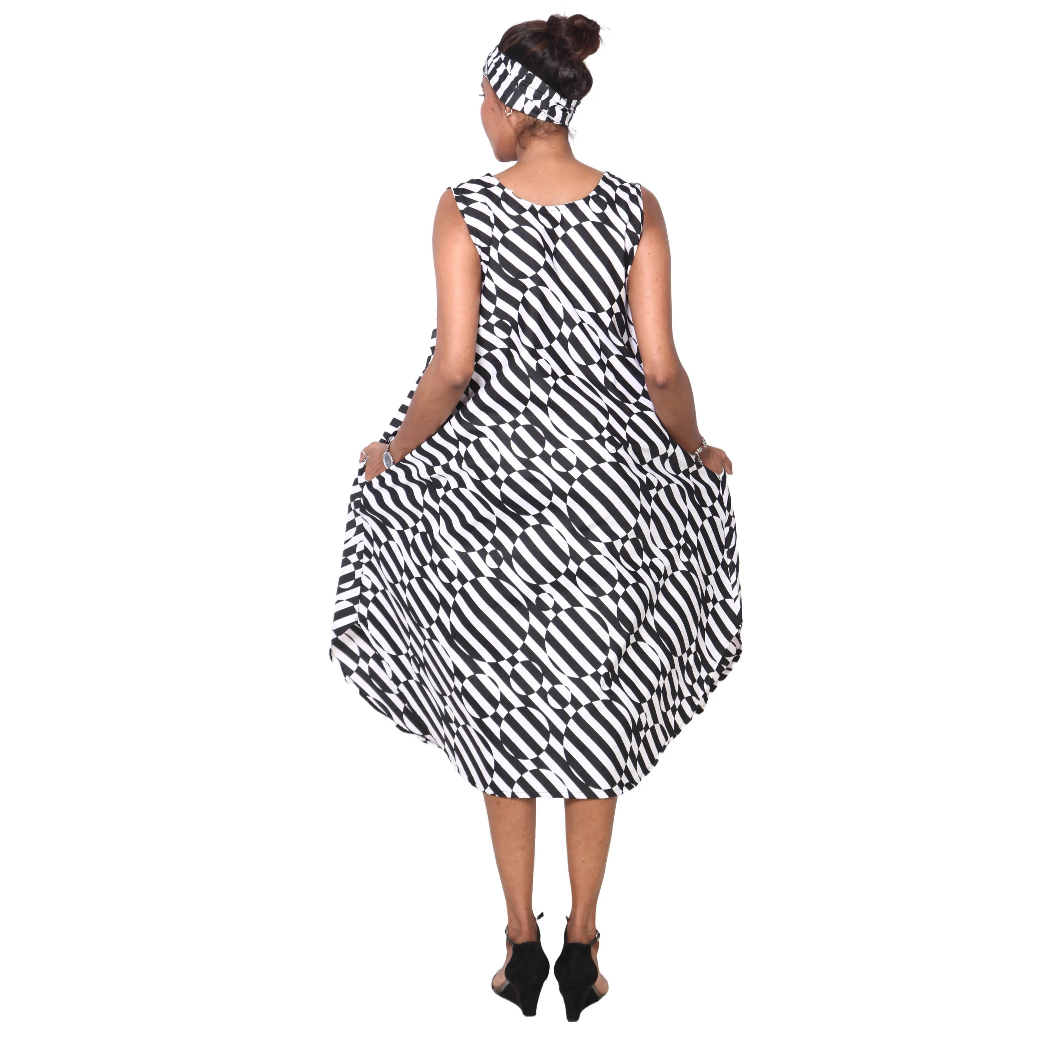 Women's Sleeveless Midi Dress -- 12pcs per Pack -- FI-4174