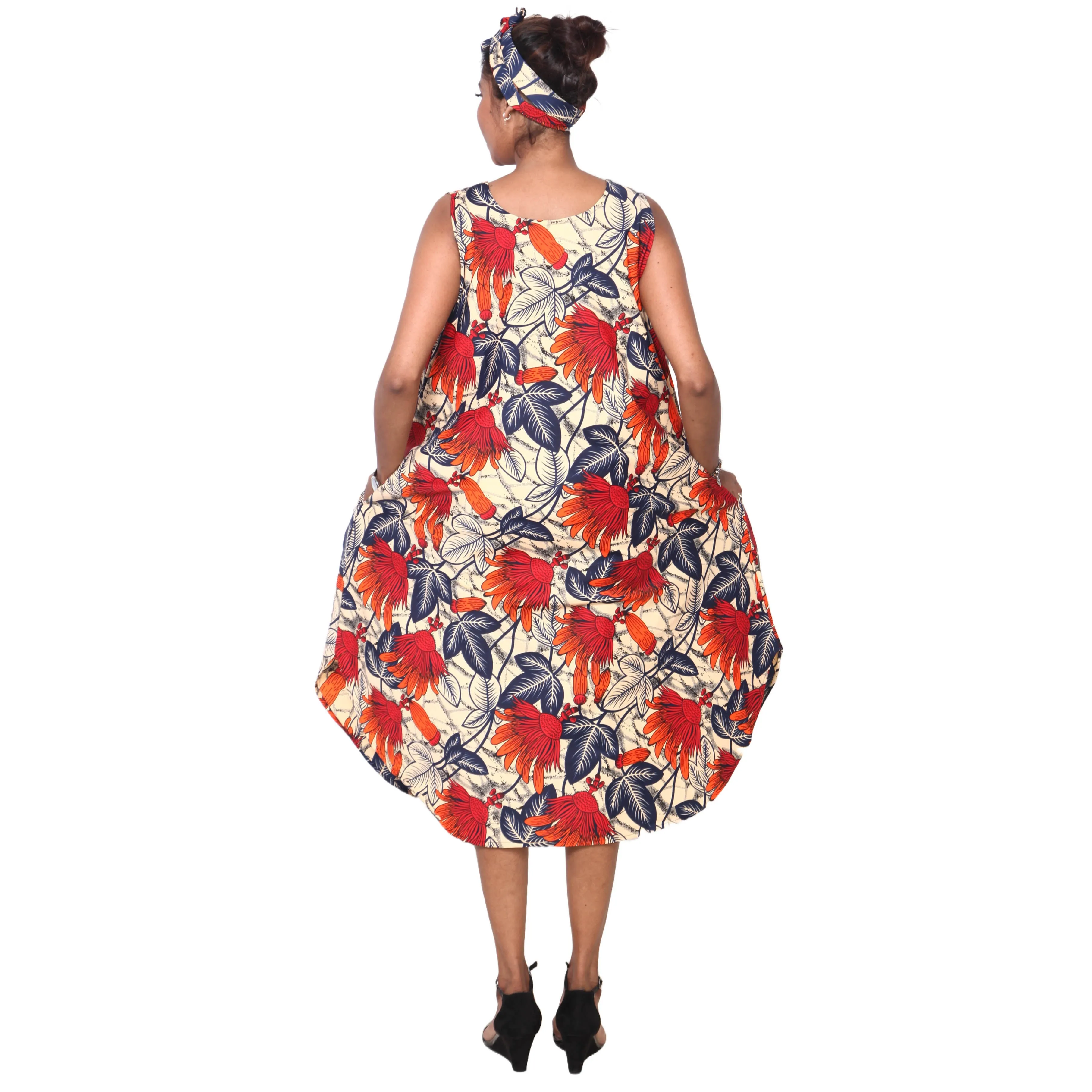 Women's Sleeveless Midi Dress -- 12pcs per Pack -- FI-4174