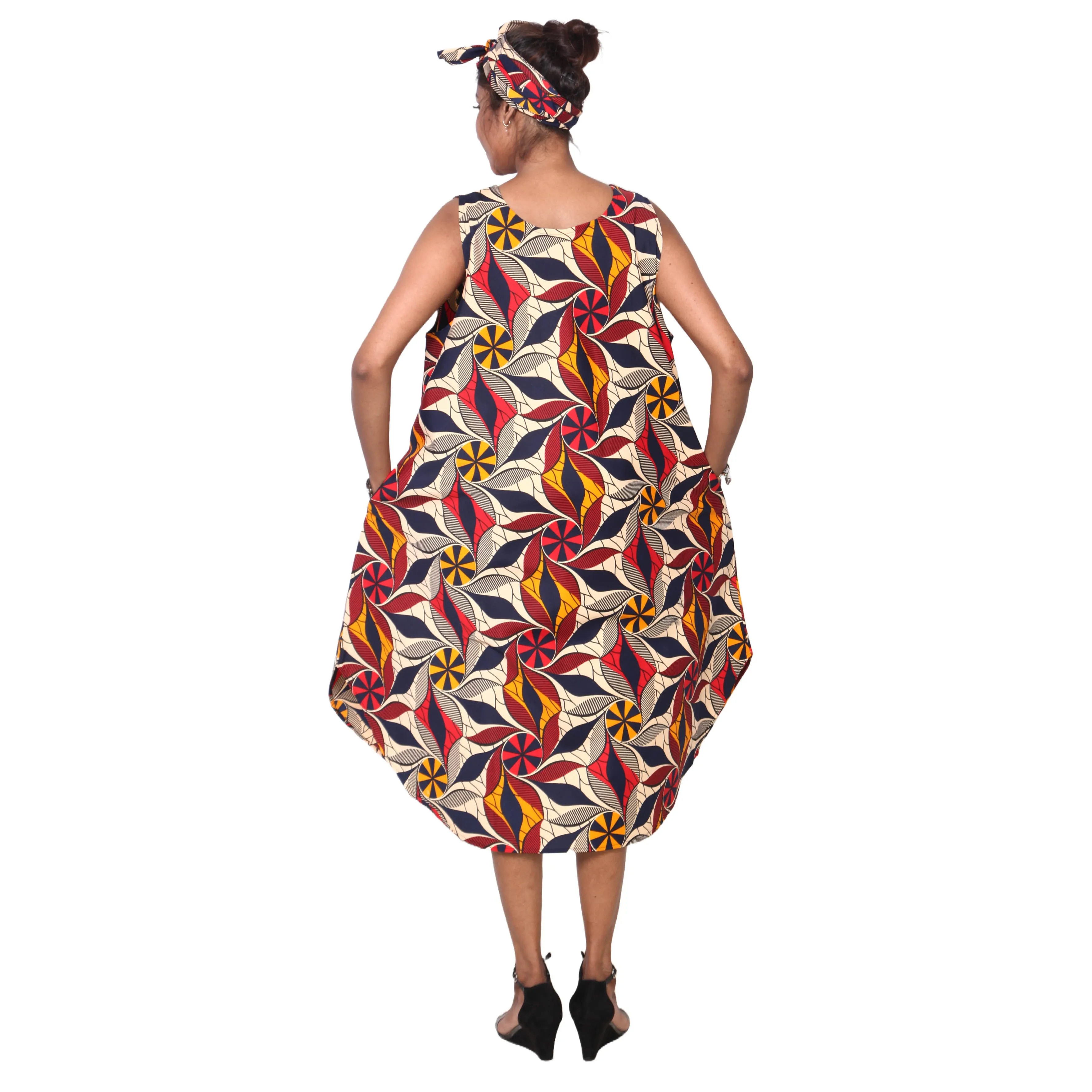 Women's Sleeveless Midi Dress -- 12pcs per Pack -- FI-4174
