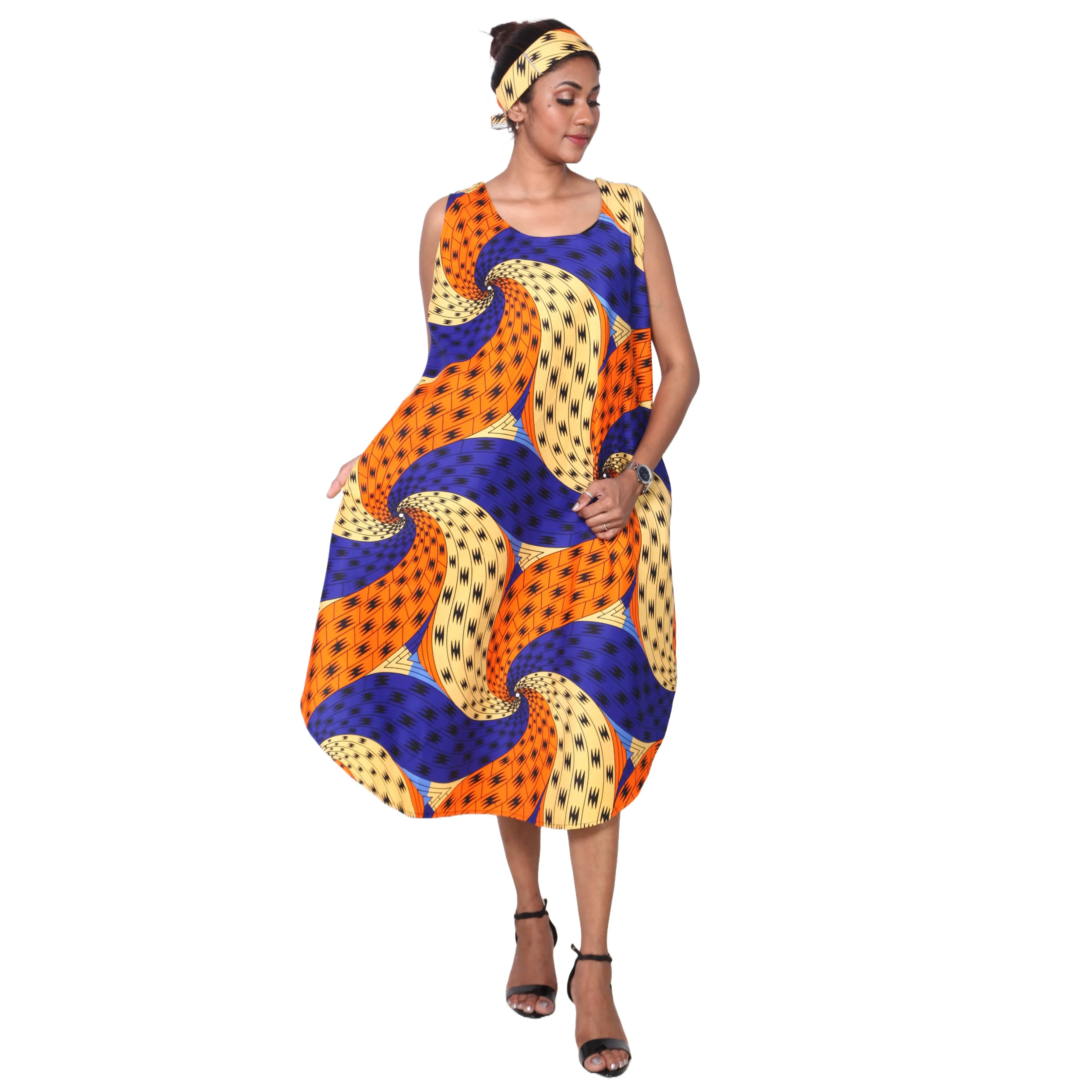 Women's Sleeveless Midi Dress -- 12pcs per Pack -- FI-4174