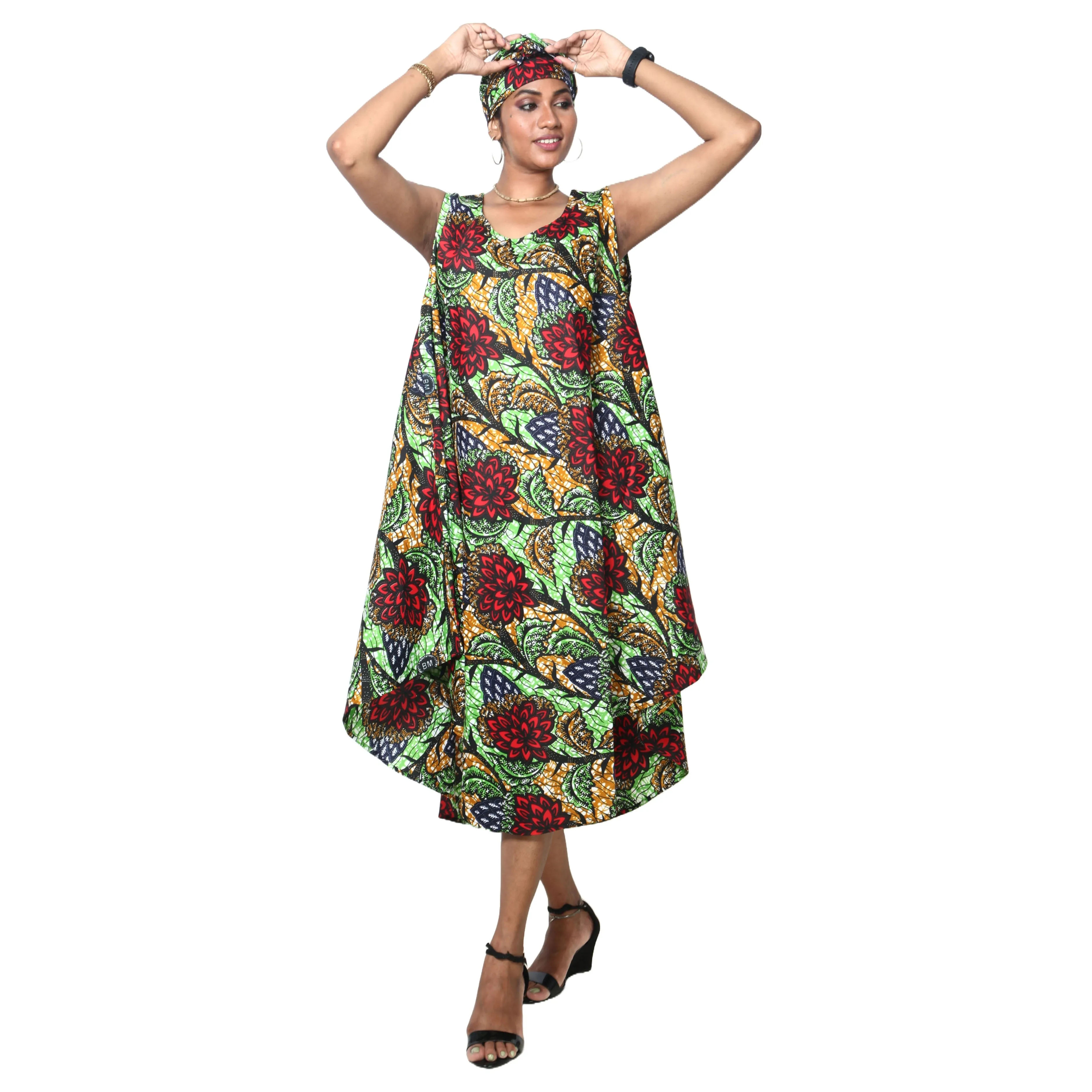 Women's Sleeveless Midi Dress -- 12pcs per Pack -- FI-4174