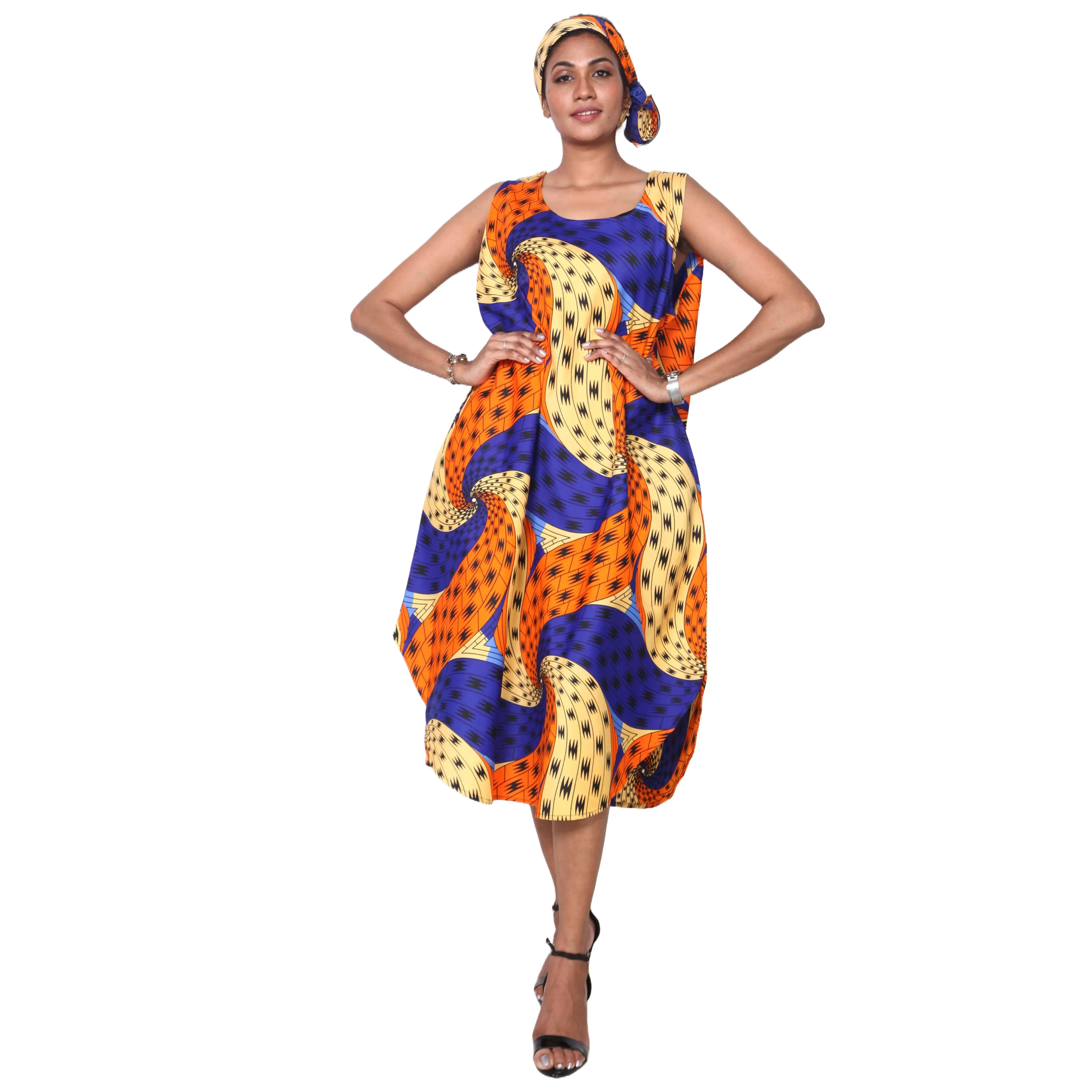 Women's Sleeveless Midi Dress -- 12pcs per Pack -- FI-4174