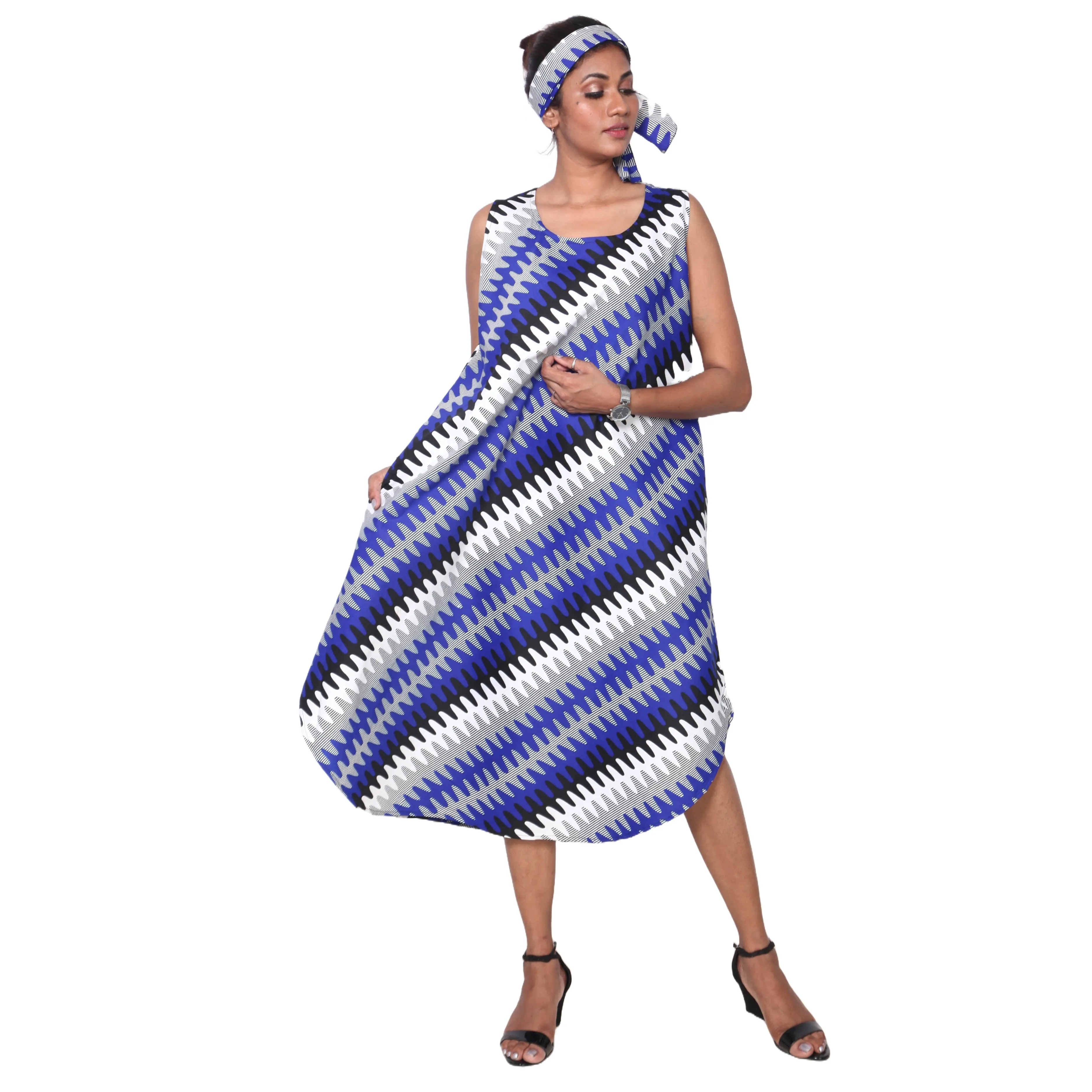 Women's Sleeveless Midi Dress -- 12pcs per Pack -- FI-4174