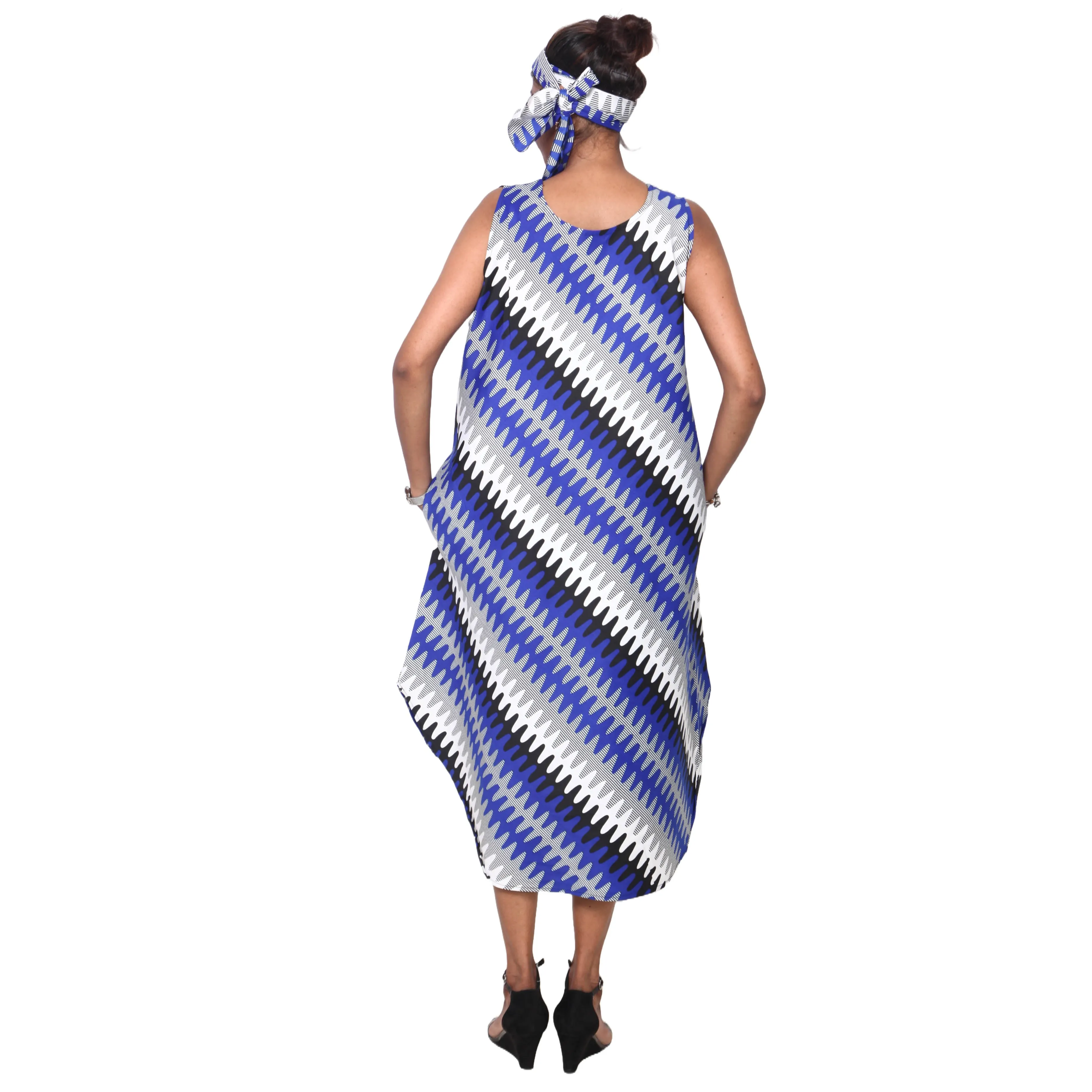 Women's Sleeveless Midi Dress -- 12pcs per Pack -- FI-4174