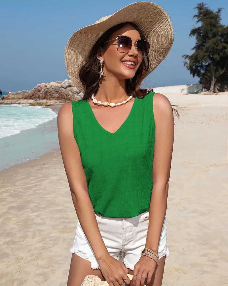 Zeagoo V Neck Cami Tank Tops